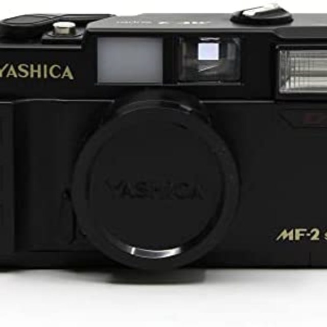 YASHICA MF-2 Super 35mm 胶片相机,带 Kokoti 38mm f/3.8 镜头(黑色)