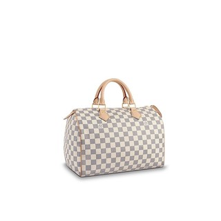 LOUIS VUITTON Speedy 25手袋 白棋盘