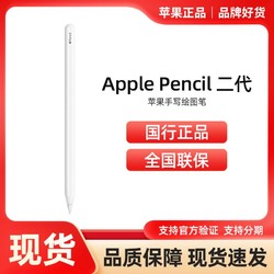 Apple 苹果 Pencil 2代电容笔iPadPro平板学习绘画原装手写触控笔