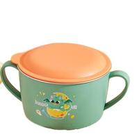 Little Bean 小豆苗 B-1392 儿童碗盘 450ml 绿色