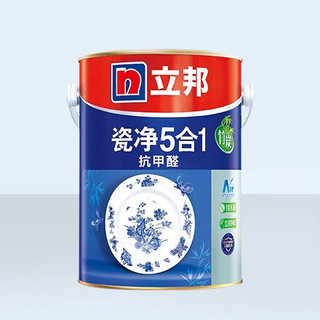 立邦 瓷净五合一乳胶漆套装 5L