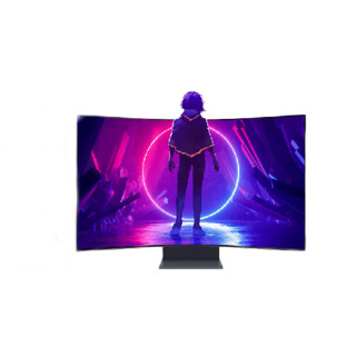 SAMSUNG 三星 玄龙骑士Ark 55英寸 曲面 FreeSync 显示器（3840×2160、165Hz、HDR2000）