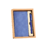 正哲 21-48 A6纸质笔记本 蓝色 单本装+中性笔 蓝色 单支装