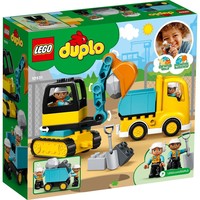 LEGO 乐高 Duplo得宝系列 10931 翻斗车和挖掘车套装