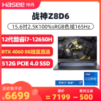 Hasee 神舟 战神TX8Ri5-13500HX/RTX4060/16时高色域165Hz