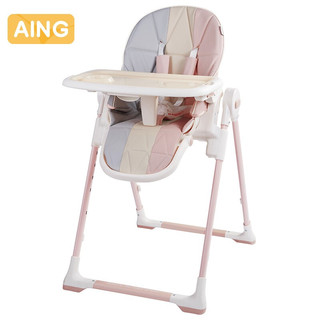 AING 爱音 宝宝餐椅 儿童婴幼儿餐椅座椅 多功能可折叠便携式 免安装吃饭桌椅 C055旋律-京东