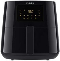 PHILIPS 飞利浦 Essential Airfryer 快速空气技术, 1.2 千克, 6.2 升, 2000 瓦, 5 份, 黑色 HD9270/91