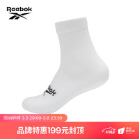 Reebok 锐步 官方新款男女同款SOCKS经典运动袜子GI0075 GI0075 M