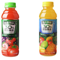 农夫果园 30%混合果汁饮料 桃子+苹果+芭乐+草莓+树莓 1.25L*6瓶