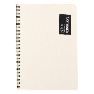 Comix 齐心 Compera原味系列 C7003 A5线圈笔记本 白色 单本装