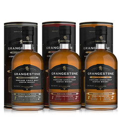 GRANGESTONE 格兰歌颂 苏格兰 单一麦芽 威士忌组合（朗姆桶+雪莉桶+波本桶) 750ml*3瓶