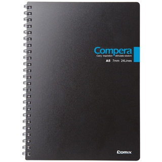 Comix 齐心 Compera系列 CPA5607 A5纸质笔记本 黑色 单本装