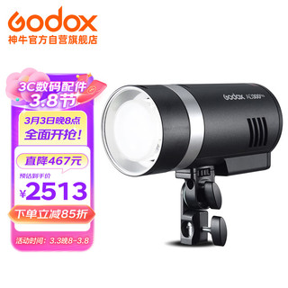 Godox 神牛 AD300pro外拍闪光灯锂电池高速TTL单反摄影闪光灯户外便携人像口袋灯