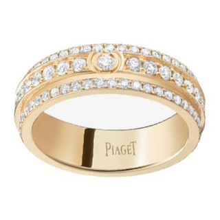 PIAGET 伯爵 POSSESSION时来运转系列 G34P4L00 女士时尚18K玫瑰金钻石戒指 58mm