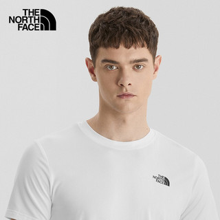 北面（The North Face） 短袖速干T恤男户外吸湿排汗春季上新|4NCR FN4/白色 L/175