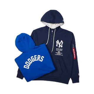 NEW ERA 纽亦华 ALPHA INDUSTRIES MLB联名款 中性运动卫衣 60334019 蓝色 S