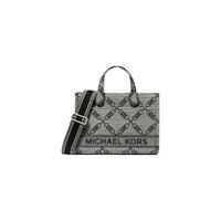 MICHAEL KORS 迈克·科尔斯 菱形格链印花系列 女士斜挎包 30S3G3GM5I 灰白/黑色 小号