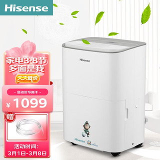 Hisense 海信 除湿机抽湿机除湿器30升每天适用30-100平低音家用别墅干衣吸湿器 CF30BD/PH