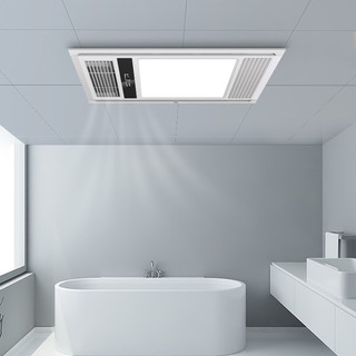 雷士（NVC） 浴霸暖风照明排气一体高效换气大屏照明 浴霸灯 卫生间 纤薄速暖浴霸+负离子凉霸