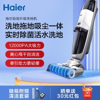 Haier 海尔 洗地机电解水除菌智能洗擦地无线水吸洗拖地免洗吸尘机自清洁