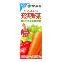 临期品：ITOEN 伊藤园 0脂低卡维生素果蔬汁 多口味 200ml*12盒