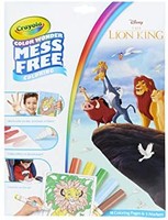 Crayola 绘儿乐 狮子王页面和马克笔 Color Wonder 垫和马克笔 多色