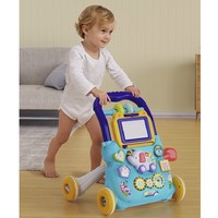 PLUS会员：HUANGER 皇儿 婴儿学步车  蓝-小象+电池