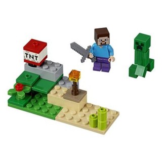 LEGO 乐高 Minecraft我的世界系列 30393 史蒂夫和苦力怕