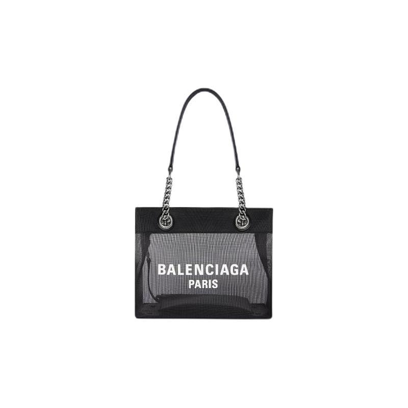 BALENCIAGA 巴黎世家 女士DUTY FREE小号托特包 741603 2AADB 1090 黑色