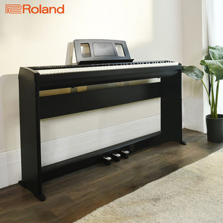 Roland 罗兰 全新考级电钢琴FP18重锤88键智能电子钢琴 主机+三踏板木架款