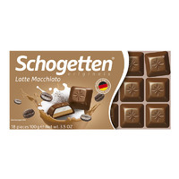 德国进口 丝格德 Schogetten 拿铁玛奇朵小方块巧克力100g