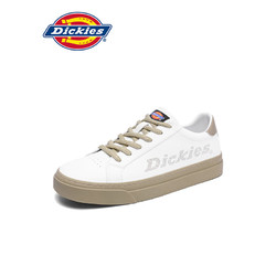 Dickies 帝客 休闲鞋男厚底低帮潮流百搭小白鞋简约板鞋221M50LXS99B 白色 41