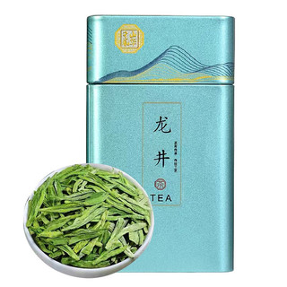 山间饮茗 龙井豆香型绿茶罐装 125g