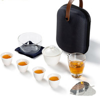 GOLD AND JADES 金镶玉 竖茗 茶具套装 9件套