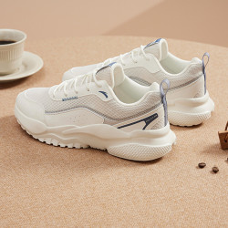 anta安踏休闲鞋女士春季厚底轻便舒适软底潮流复古运动老爹鞋女女鞋