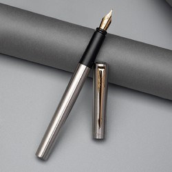 PARKER 派克 钢笔 Vector威雅系列 银杆金夹 F尖 单支装+墨水 黑色 57ml