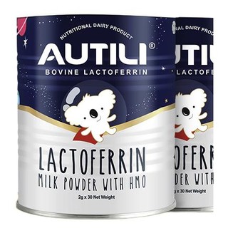 AUTILI 澳特力 2罐AUTILI澳特力 含母乳低聚糖HMO乳铁蛋白60g/罐