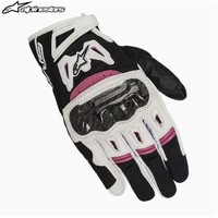 限尺码：Alpinestars 女子骑行皮手套 SMX-2