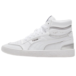 PUMA 彪马 Ralph Sampson Mid 女子休闲运动鞋 374662-01 白银色 38