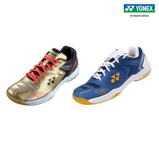 YONEX 尤尼克斯 羽毛球鞋耐磨防滑初学者透气宽版羽鞋SHB-210WCR-016古铜金43码