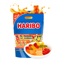 HARIBO 哈瑞宝 德国进口 哈瑞宝（HARIBO）金小熊水果软糖  网红QQ糖儿童节礼物 混合水果味18g