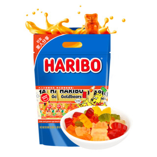 HARIBO 哈瑞宝 德国进口 哈瑞宝（HARIBO）金小熊水果软糖  网红QQ糖儿童节礼物 混合水果味18g