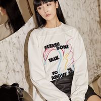 MIKABANA 米可芭纳 卫衣女士2022年新款长袖上衣女专柜同款两侧开叉设计秋卫衣