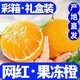 绿竹坊 四川青见果冻橙柑橘子5斤大果71mm起彩箱