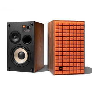 JBL 监听音箱经典复刻版 hifi高保真书架音箱一对 L52 Classic橙色