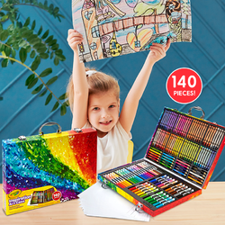Crayola 绘儿乐 儿童画画工具套装绘画礼盒送礼创意礼盒绘画礼盒儿童绘画礼盒套装画笔幼儿男孩女孩