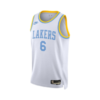 NIKE 耐克 洛杉矶湖人詹姆斯DRI-FIT NBA JERSEY男子球衣