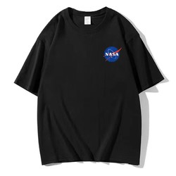NASA WEEK官网新品2023纯棉短袖t恤男女潮牌上衣情侣装T恤