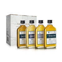 TALISKER 泰斯卡 10年 单一麦芽 苏格兰威士忌 45.8%vol 100ml*4瓶（泰斯卡+苏格登+格兰昆奇+克拉格摩尔）