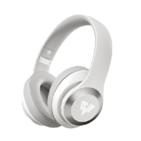 Halfsun 影巨人 BH10 耳罩式头戴式动圈降噪蓝牙双模无线耳机 优雅白 3.5mm